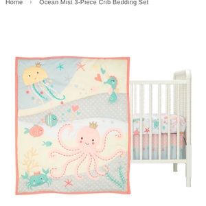 OCEAN MIST CRIB BEDDING SET